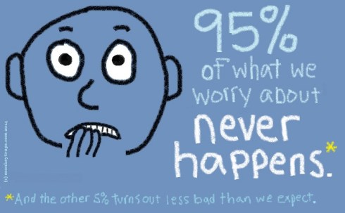 [24] 181. 95% of what we worry about [E]