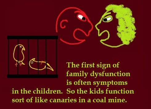 The first sign of...