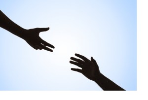 ~~~hand-reaching-out framed