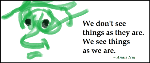 1.1 (3-27-16) We don't see things framed