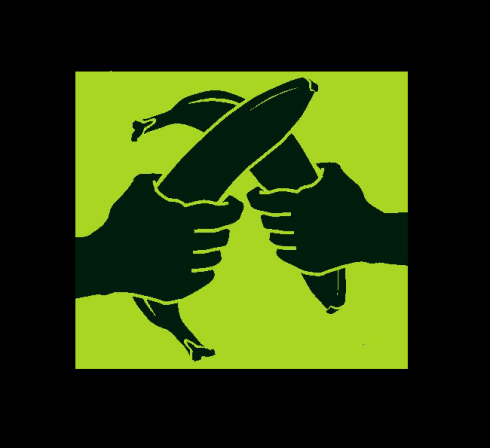 ~~ dueling bananas no border